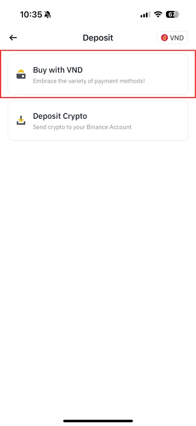 选择「买入」USDT 与法币 CNY